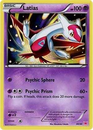 Latias #30 XY Trainer Kit: Latias & Latios