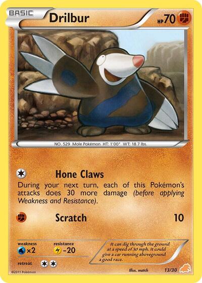 Drilbur #13 BW Trainer Kit: Excadrill & Zoroark