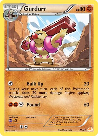 Gurdurr #14 BW Trainer Kit: Excadrill & Zoroark