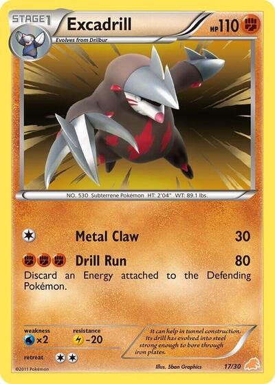 Excadrill #17 BW Trainer Kit: Excadrill & Zoroark