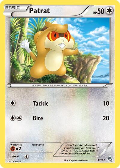 Patrat #12 BW Trainer Kit: Excadrill & Zoroark