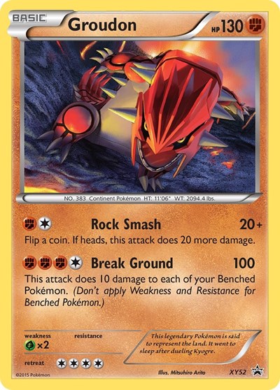 Groudon XY Promos #XY52