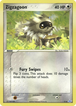 Zigzagoon #7 EX Trainer Kit Latios