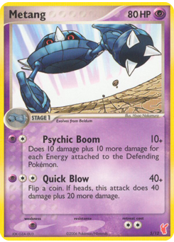Metang #5 EX Trainer Kit 2 Plusle