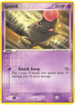 Spoink #7 EX Trainer Kit 2 Plusle