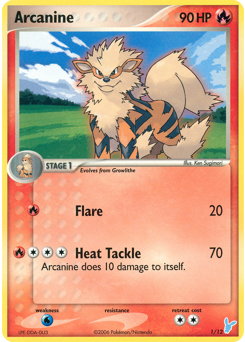 Arcanine #1 EX Trainer Kit 2 Minun