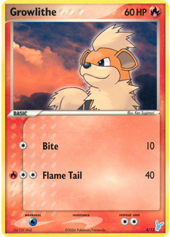 Growlithe #4 EX Trainer Kit 2 Minun