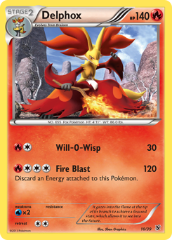 Delphox #10 Kalos Starter Set