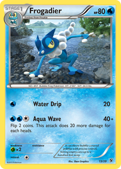 Frogadier #13 Kalos Starter Set
