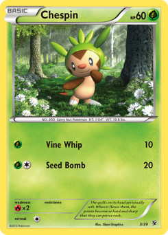 Chespin #3 Kalos Starter Set