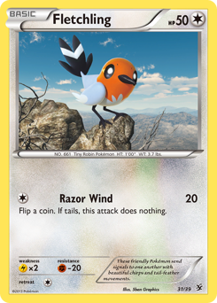Fletchling #31 Kalos Starter Set