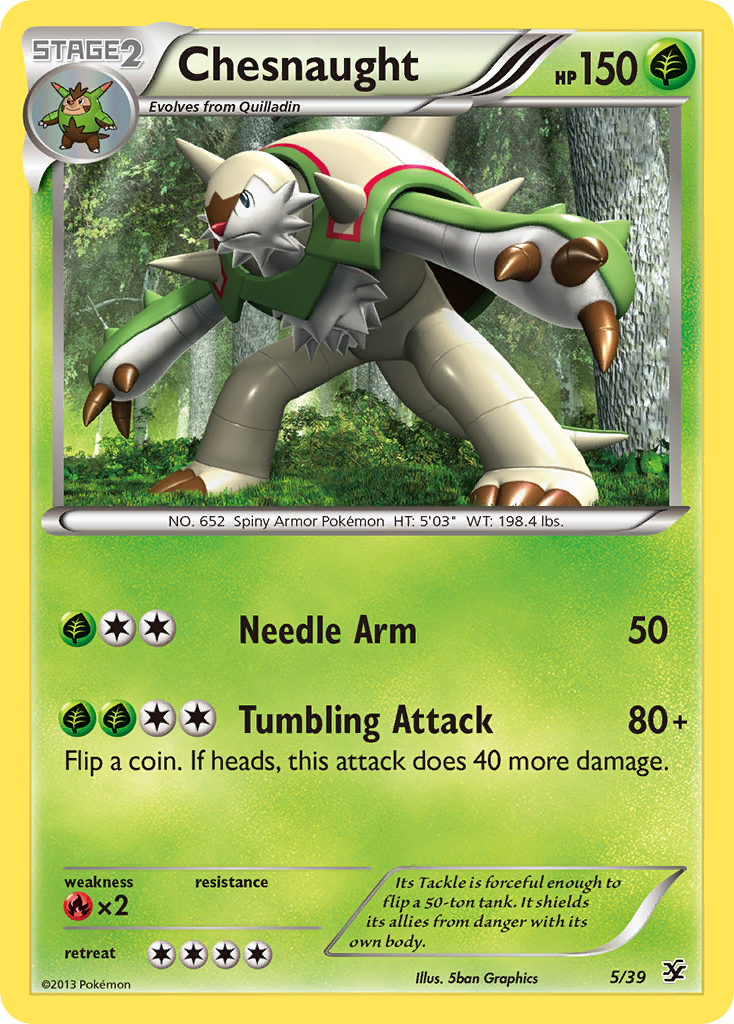 Chesnaught #5 Kalos Starter Set