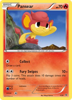 Pansear #7 Kalos Starter Set