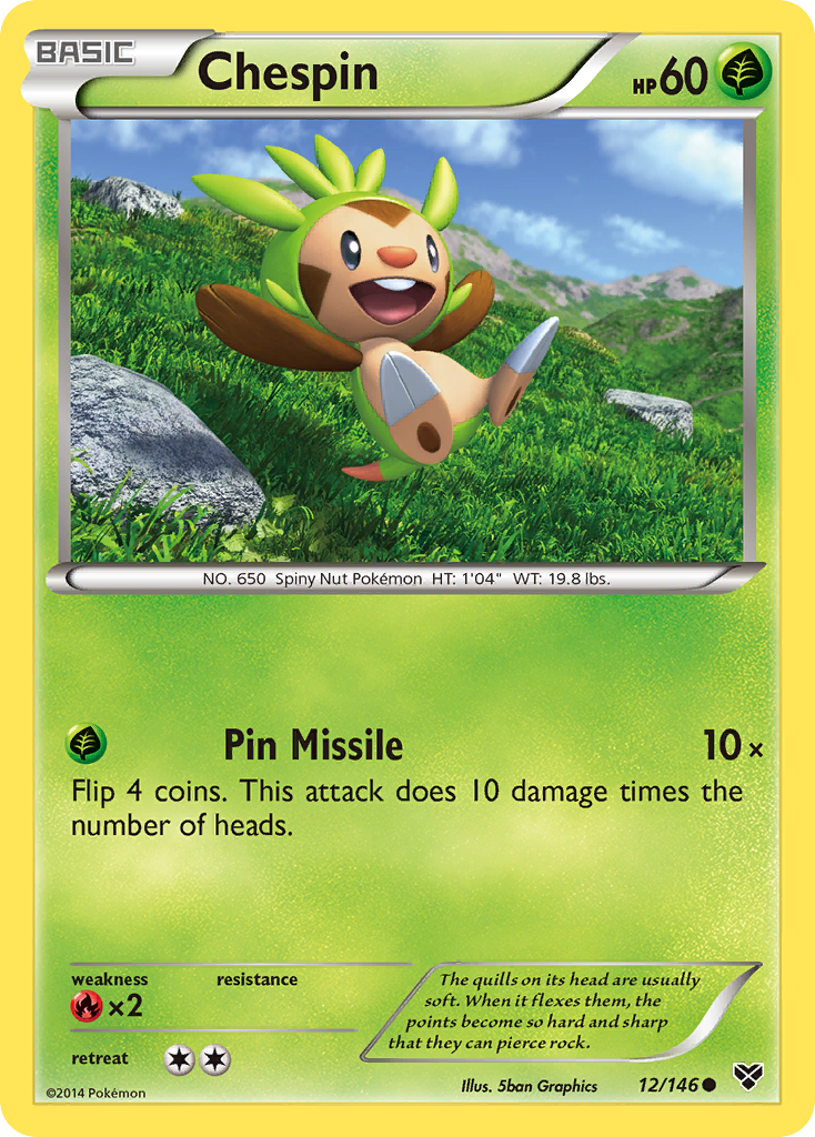 Chespin #12 XY