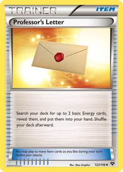 Professor's Letter #123 XY