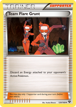 Team Flare Grunt #129 XY
