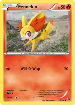 Fennekin #24 XY