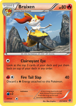 Braixen #25 XY