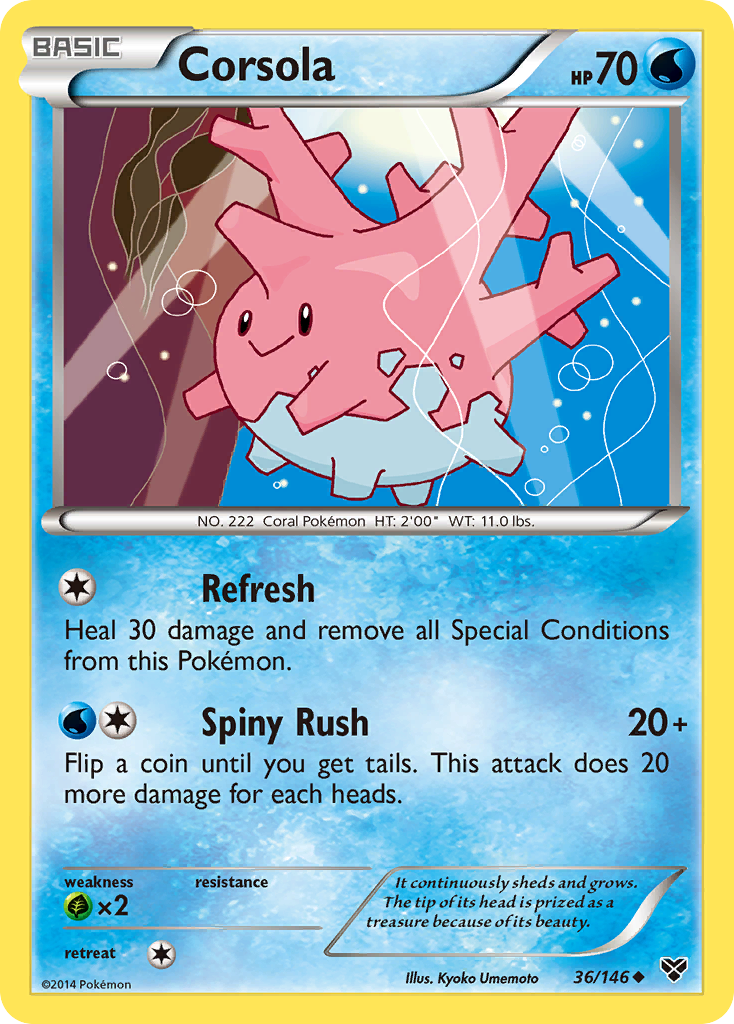 Corsola #36 XY