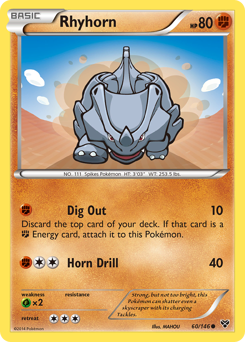 Rhyhorn #60 XY