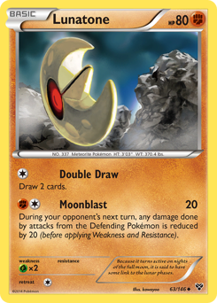 Lunatone #63 XY