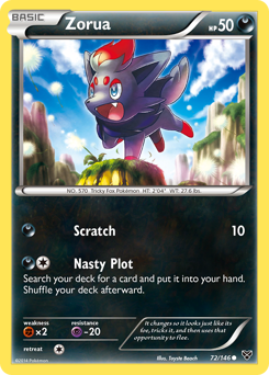 Zorua XY #72
