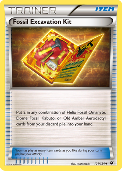 Fossil Excavation Kit #101 Fates Collide