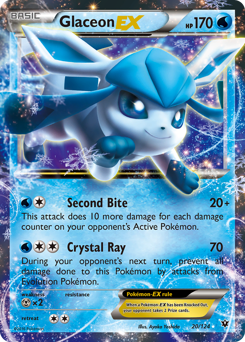 Glaceon-EX #20 Fates Collide