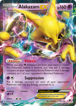 Alakazam-EX #25 Fates Collide