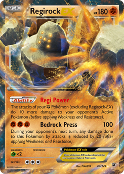 Regirock-EX #43 Fates Collide