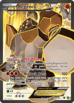 Regirock-EX #43A Fates Collide