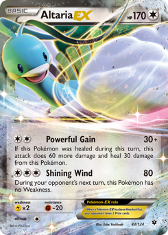 Altaria-EX #83 Fates Collide