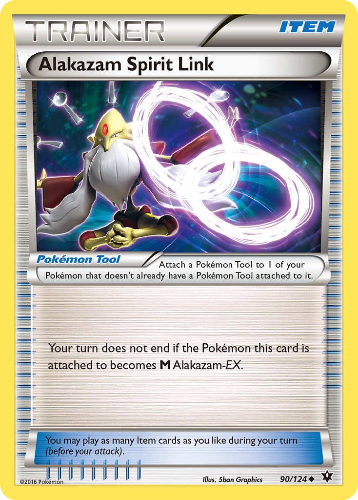 Alakazam Spirit Link #90 Fates Collide