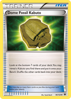 Dome Fossil Kabuto #96 Fates Collide