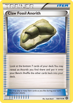 Claw Fossil Anorith #100 Steam Siege