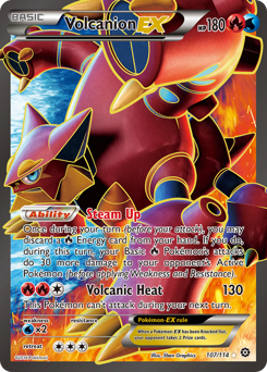 Volcanion-EX #107 Steam Siege