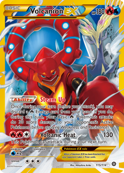 Volcanion-EX #115 Steam Siege