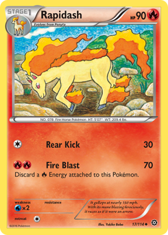 Rapidash #17 PSA 10