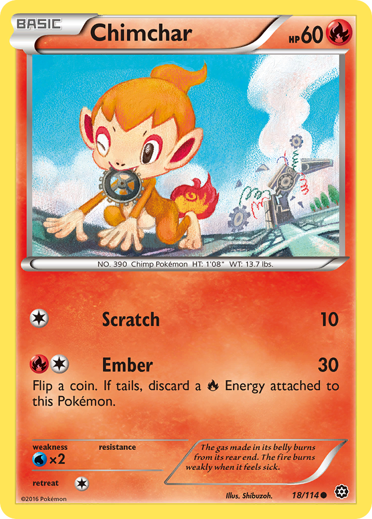 Chimchar #18 Steam Siege