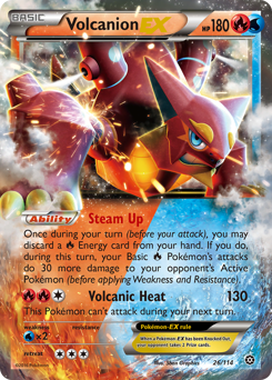 Volcanion-EX #26 Steam Siege
