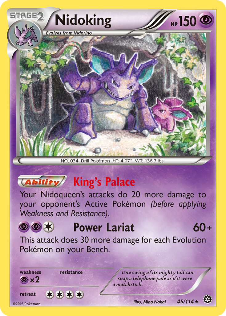 Nidoking #45 Steam Siege