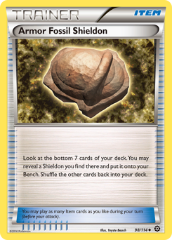 Armor Fossil Shieldon #98 Steam Siege