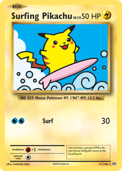 Surfing Pikachu #111 Evolutions
