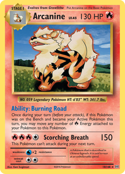 Arcanine #18 Evolutions