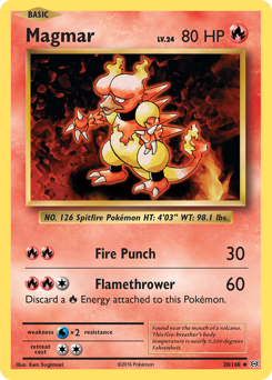 Magmar #20 PSA 10