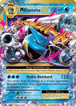 M Blastoise-EX #22 Evolutions