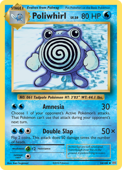 Poliwhirl #24 Evolutions