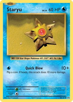 Staryu #30 Evolutions