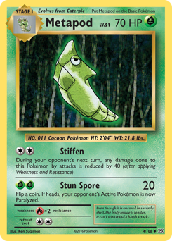 Metapod #4 PSA 10