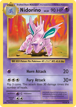 Nidorino #44 Evolutions